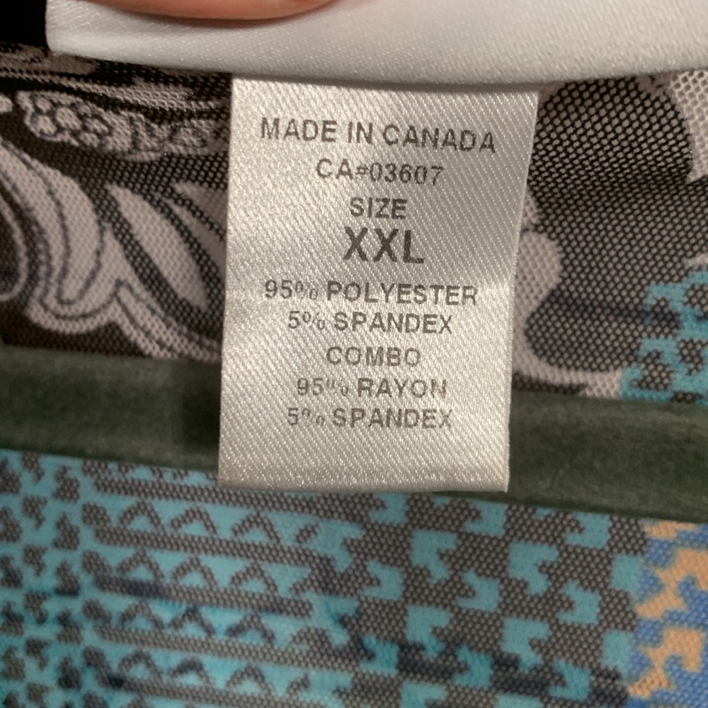 Northstyle Womens Patchwork Sheer Button Down Top… - image 5